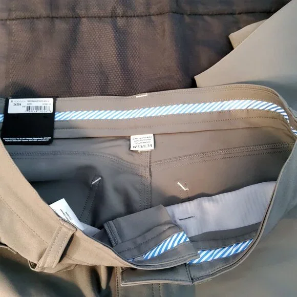 Footjoy Mens Athletic Fit Golf Pants Size 34/34 Polyester/Spandex Gray - Picture 5 of 8
